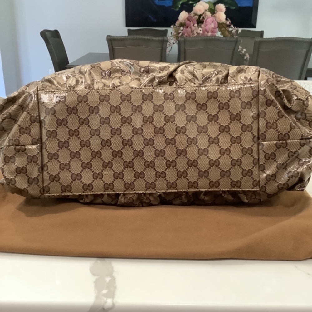 Gucci Hysteria Handbag, Size Large, Color Beige & Brown - Picture 7 of 11